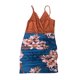 thumbnail image 2 of VISgogo, minivestido ajustado para mujer, estampado Floral, cuello en V, sin mangas, vestido de tirantes, vestido de verano con tirantes finos envuelto a la cadera, vestido de fiesta para discoteca VISgogo moda, 2 of 7