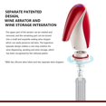 thumbnail image 2 of Decantador de vino inteligente. Bomba dispensadora de vino, el mejor regalo para los amantes del vino o para uso propio, aireador de vino eléctrico (rojo) XianweiShao 9024715970299, 2 of 5