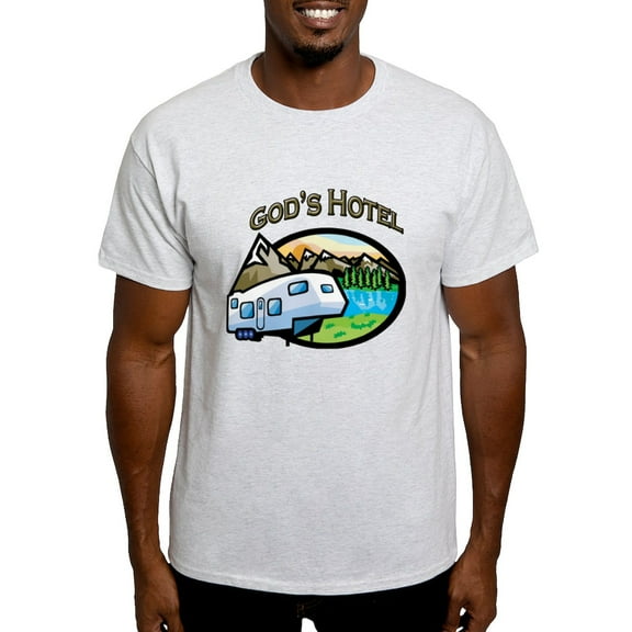 CafePress - God's Hotel Light T Shirt - Men's Classic Graphic T-Shirt