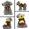 thumbnail image 1 of SIfdSeng Small Dog Harness Winter Cotton Padded Dog Clothes Chest Back Zipper Jacket Pet Clothes Chest Back Traction Set Dog Clothes for Large Dogs Cute Cat Clothes Small, 1 of 3