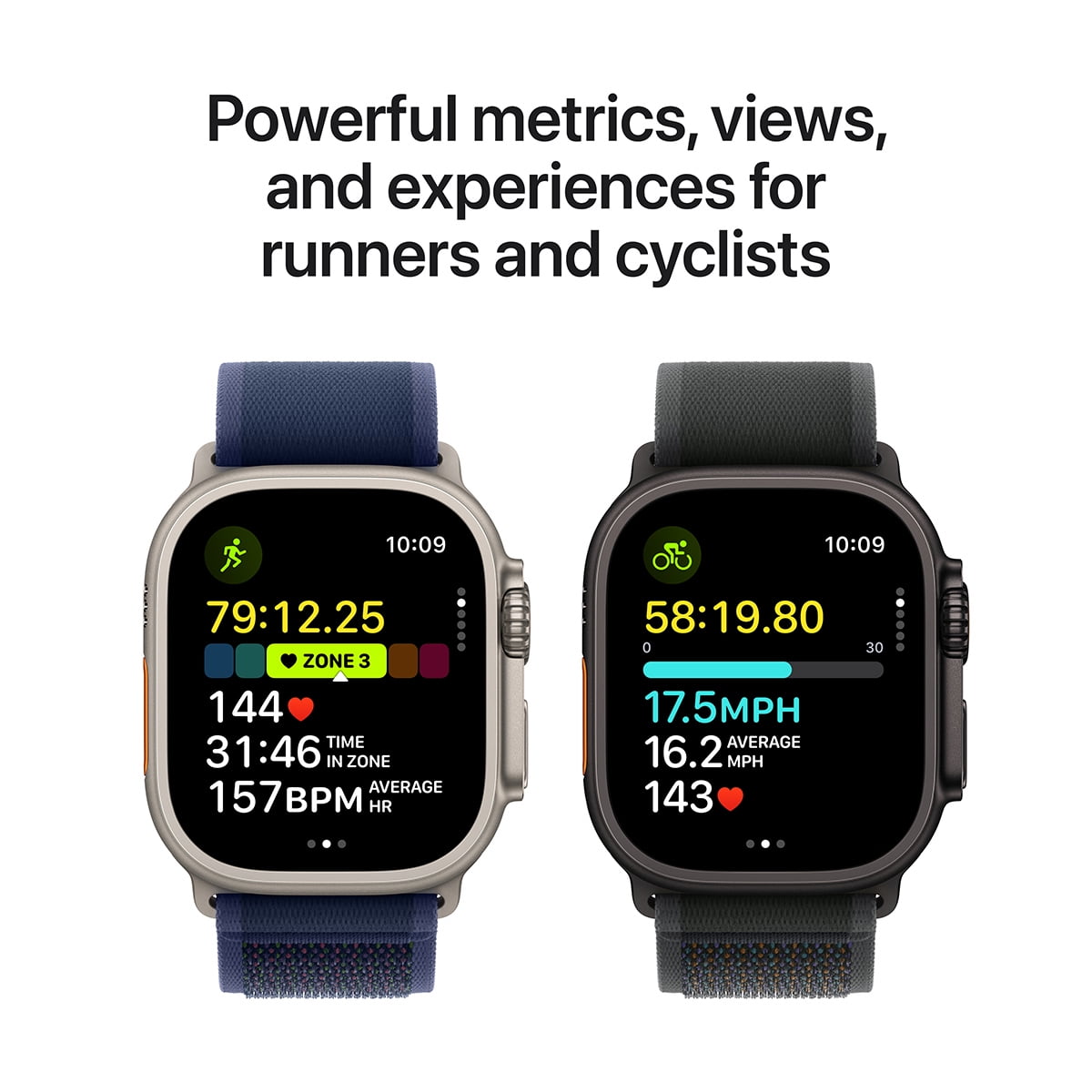 Apple Apple Watch Ultra 2 GPS + Cellular 49mm Black Titanium Case with Black Trail Loop - S/M