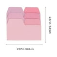 thumbnail image 4 of SHISUYAN 6pcs Tabs Self Adhesive Repositionable Note Tabs Colored Tabs File Classification Note for Home Office School, 4 of 5