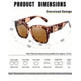 thumbnail image 4 of Gafas de Sol Polarizadas KANASTAL para Usar sobre Lentes con Protección UV400, 4 of 7
