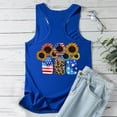 thumbnail image 3 of Midsumdr Womens Tank Tops Summer Casual 4th of July Graphics Printed Tank Tops Sleeveless Round Neck Breathable Loose Fit Versatile Independence Day Tops, 3 of 4