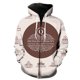 thumbnail image 1 of Sudadera con capucha y cremallera para hombre, estilo europeo y americano, con estampado 3D, estilo hip hop, de gran tamaño, divertida, con capucha, estilo urbano., 1 of 6