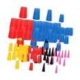 thumbnail image 1 of Tapones cónicos de silicona, tapones para orificios de 1/16" a 5/8", surtido de de alta temperatura para protección de pintura, limpieza de 250 piezas, 1 of 8
