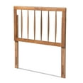 thumbnail image 2 of Baxton Studio Valin Contemporary/Modern Back Support Rubberwood Headboard, Twin, Ash Walnut, 2 of 6