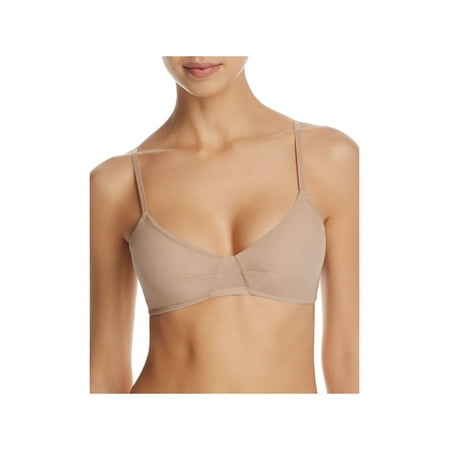 

ON GOSSAMER Intimates Beige Soft Breathable Mesh Bralette Bra M