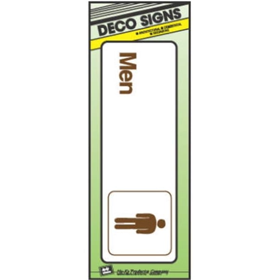 Hy-Ko Products D-4 3 x 9 in. Men Sign