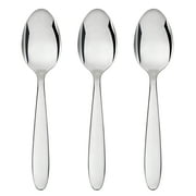 Mainstays Breck Stainless Steel Dinner Spoon, 3-Piece Set, Silver
