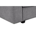 thumbnail image 3 of Samara 137"W Gray Chenille Sect Sofa w/RF Chaise+Underseat Storage+Throw Pillows, 3 of 9