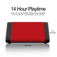 thumbnail image 5 of OontZ Angle 3 Portable Bluetooth Speaker, Surprisingly Loud Volume & Bass, 100 Foot Wireless Bluetooth Speaker Range, IPX5 Water Resistant (Red), 5 of 8