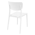 thumbnail image 3 of Compamia Monna Chaise de Salle à Manger Intérieure Extérieure Blanche, 3 of 8