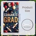 thumbnail image 2 of Pink Theme Graduation Banner Gold Decorative Grad Party Backdrop Pink Balloons Golden Stars Graduation Background for Graduation Party Graduation Ceremony Grad Photo Shoot, 2 of 9