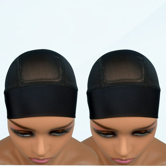 2pcs headband wig cap pour la Fabrication de Perruque, velco Dentelle headband mesh Dôme Casquettes, Perruque Grip cap Perruque Peignes