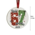 thumbnail image 4 of 1pc 67 Christmas Ornament, Funny 67 Small Acrylic Decorations for Christmas Tree, 67 Ornaments, Christmas Tree Decorations, Unique Christmas Gifts for Kids (F), 4 of 5
