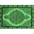 thumbnail image 1 of Ahgly Company Indoor Rectangle Oriental Emerald Green Industrial Area Rugs, 4' x 6', 1 of 4