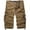 Khaki2, variant on HaoXianJian Men's Long below Knee Length Cargo Shorts Loose Fitted Cargo Shorts for Men Summer Elastic Waist Shorts Work Long Shorts with Pockets