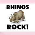 thumbnail image 2 of CafePress - Rhinos Rock! Infant Bodysuit - Baby Light Bodysuit, Size Newborn - 24 Months, 2 of 4