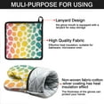 thumbnail image 7 of Colorful Spots Pattern Kitchen Oven Mitt and Pot Holder Sets 2 Pcs for Baking, Cooking and Grilling, Heat Resistant Up To 392 °F, 7 of 7