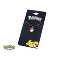 thumbnail image 3 of Official Pokemon Poke Ball Stainless Steel Small Charm Pendant Necklace and Chain, 3 of 4