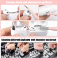 thumbnail image 6 of Hecteas Cleaning Brush,,Keyboard Cleaner Kit Electronics Cleaning Kit with Retractable Big Brush 20 in 1 Multi Tool Kit for Phones Tablet Computer Pc M.Onit(Multifunctional Cleaning Set*1-Pink), 6 of 8