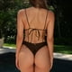 thumbnail image 4 of Trajes de Baño de Bikini de Mujer de Color Sólido Sexy de Moda Dividido con Pantalones, Nylon de Corte Alto para la Piscina de Playa Y las Vacaciones de Verano, 4 of 8