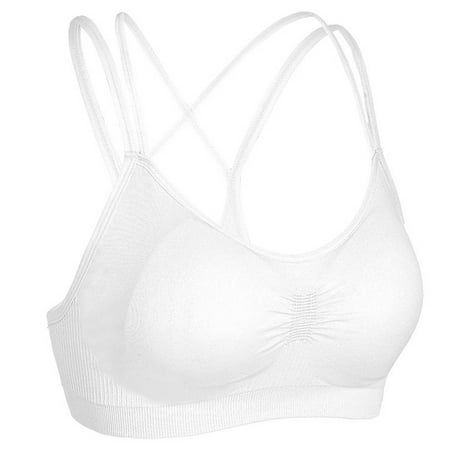 

Yinguo Women Sling Stretch Sport Bra Padded Fitness Vest Tops Workout Gym Yoga Vest L