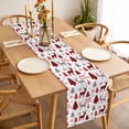 thumbnail image 3 of Christmas Table Runner 70 Inches Long Farmhouse Dress Scarves, Xmas Plaid Elk Winter Red Black Tree Snowflakes Dining Tablerunner for Coffee Table/Kitchen Island/Party Décor, 13" x 70", 3 of 8