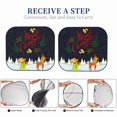 thumbnail image 6 of Gaeub Merry Christmas Elk Foldable Auto Sun Blocker Visor, Sunshade for Car Front Window, Keeps Your Vehicle Cool - Small, 6 of 7