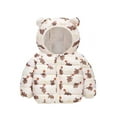 thumbnail image 2 of Godderr Toddler Boys Girls Down Jacket Coat for Kids Baby Winter Outwear Puffer Jacket Lightweight Waterproof Ears Hooded Fall Winter Down Coat Top for 1-7Y, 2 of 7