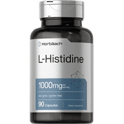 L Histidine 1000mg | 90 Capsules | Pharmaceutical Grade | by Horbaach