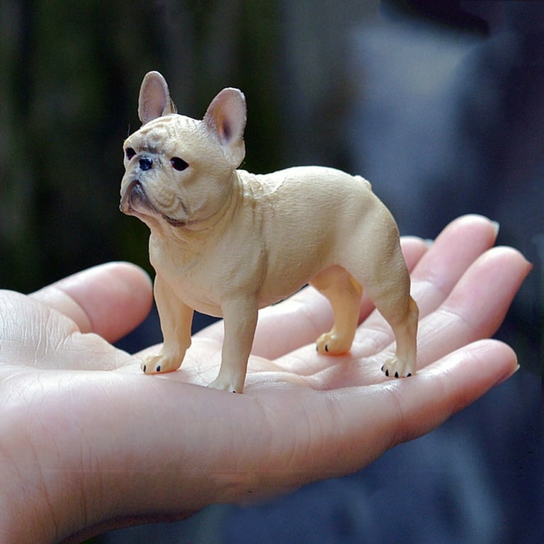 AURORA TRADE Realistic Lifelike French Bulldog Puppy Statue 2.95