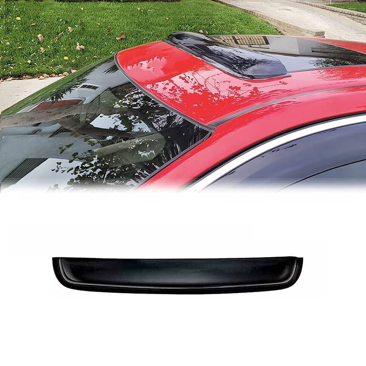 EGOESWELL RN98 38" Sun Roof Wind Deflector, Acrylic Auto Sunroof Wind Guard, Car Moonroof Window Visor, Sun Shade, Wind Noise Reducer, Rain Guard, 1PC