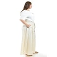 thumbnail image 2 of Pantalon de lino pierna ancha Roman Fashion /Tallas Extras, 9203 (Arena) beige 42, 2 of 5
