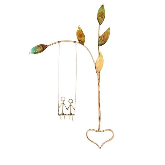 Swing Decorations Metal Wall Arts, Metal Wall Decor, Wall Decor Living Room, Exquisite Wall Sculptures Home Decor A
