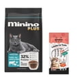 thumbnail image 1 of Minino Plus 10 kg + MIAUKISS LICKABLE SALMON 4 PACK 56GR, 1 of 3