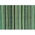 thumbnail image 1 of Ahgly Company Indoor Rectangle Abstract Light Blue Modern Area Rugs, 2' x 5', 1 of 4