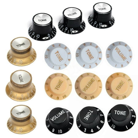 5sets Different Color Volume Tone Control Knobs For FENDER STRAT GUITAR