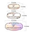 thumbnail image 6 of Victorian Plus Wash Your Hands Please Door or Wall Sign | Colorful Business Signage (Nature Brown) -Small, 6 of 8