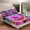 Hot Pink Black, variant on Girls Doughnut Bedding Twin Size Funny Food Bed Sheets, Sweet Dessert Fitted Sheet Donut Cake Bed Set, Novelty Doughnut Sheet Kids Child Bedroom Decor Lightweight (Deep Pocket)（No Top Sheet）