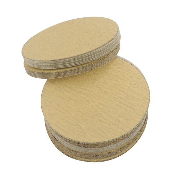 100 Pack Sanding Discs Set, 5 inch PSA Self Stick Sandpaper 80 Grits for Random Orbital Sander