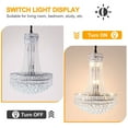 thumbnail image 4 of KPIBEST Modern Empire Style K9 Crystal Chandeliers Light - D24 inch, 13 Lights Ceiling Haning Chandelier, Pendant Lighting for Living Room, Dining Room, Foyer, Entryway, Hallway Silvery, 4 of 13