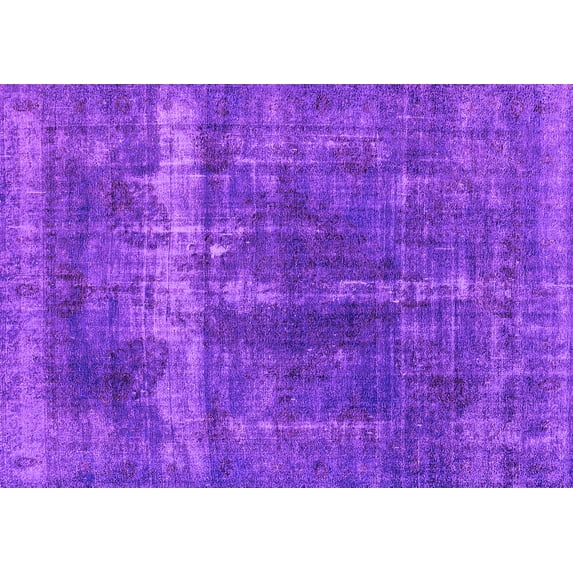 Ahgly Company Indoor Rectangle Oriental Pink Industrial Area Rugs, 8' x 10'