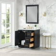 thumbnail image 6 of Gazsi 36" Single Bathroom Vanity Set in Black Oak with Mirror, 6 of 10