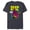 Navy Heather, variant on Marvel Deadpool Please Call me the Merc with the Mouth - Short Sleeve Blended T-Shirt for Adults - Customized-Yellow