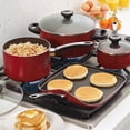 thumbnail image 4 of Pemberly Row Nonstick 17 Piece Cookware Set in Red, 4 of 12