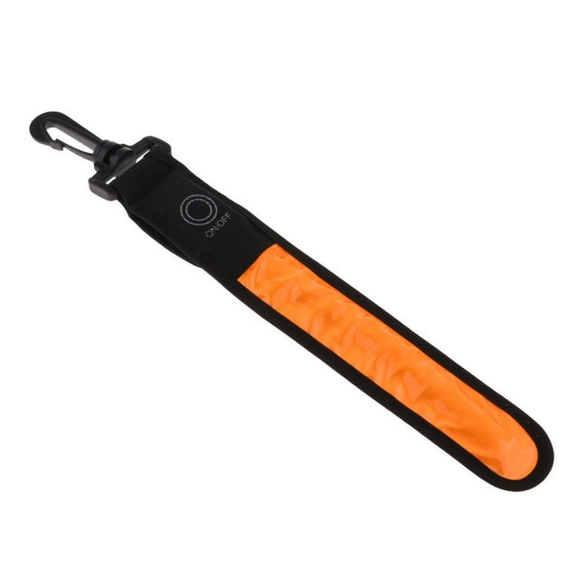 Mochila Sharpla con tira reflectante para ciclismo Senderismo escolar luz reflectora naranja