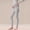 Gray, variant on Maternity Cotton Adjustable Waistband Pants for Warmth and Comfort