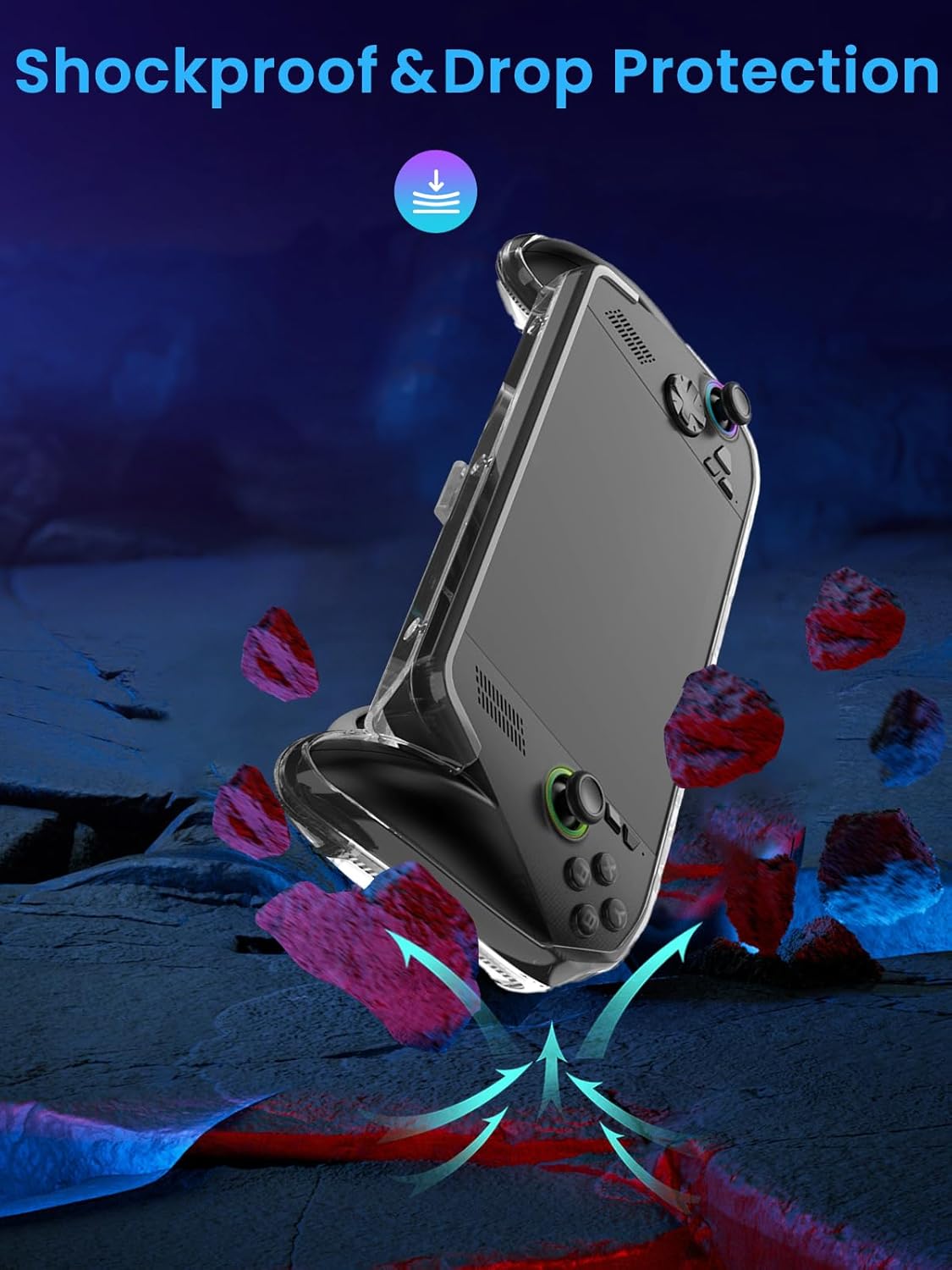 Coque TPU Ultra Fine Pour ASUS ROG Xbox Ally / Ally X - Protection Anti-choc, Antidérapante, Avec Support - Noir